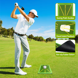 Compact & Durable Golf Training Mat with Instant Feedback - Perfect for Indoor & Outdoor Practice