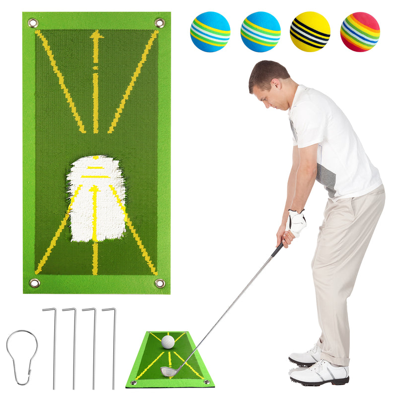 Compact & Durable Golf Training Mat with Instant Feedback - Perfect for Indoor & Outdoor Practice