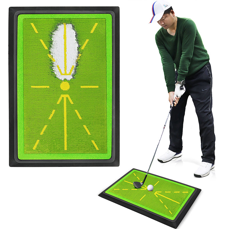 Premium Golf Sequin Training Mat - Durable Rubber Base, Instant Feedback, High-Quality Sequins, Perfect for Indoor and Outdoor Practice