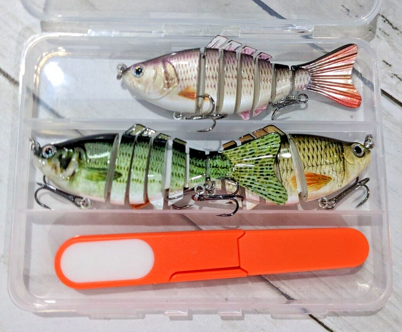 Realistic Multi-Jointed Swimbait Fishing Lures - Irresistible to Bass, Trout, and More!