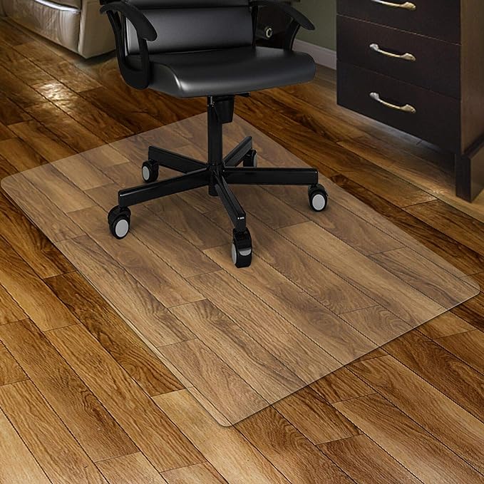 Transparent Hard Floor Chair Mat 35x48 Inch