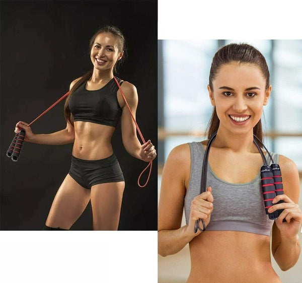 Pro Adjustable Speed Jump Rope for Fitness Enthusiasts - Ideal for Adults and Kids